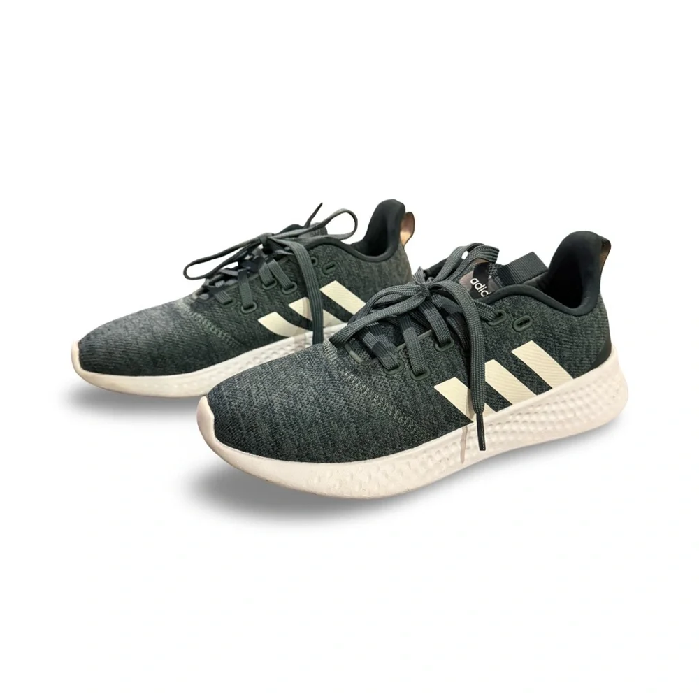 adidas Puremotion Cloudfoam Running Shoes Green Oxide Womens 7.5